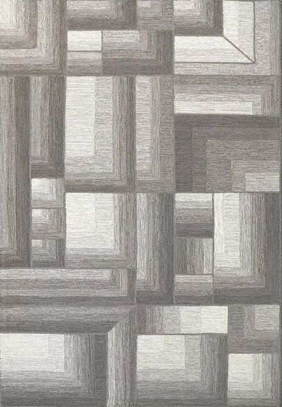 Dynamic Rugs GRAPHITE 5443-991 Dark Grey and Ivory